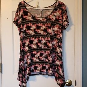 Multi flowered blouse